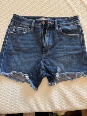 Just USA Medium Blue Raw Hem Denim Shorts